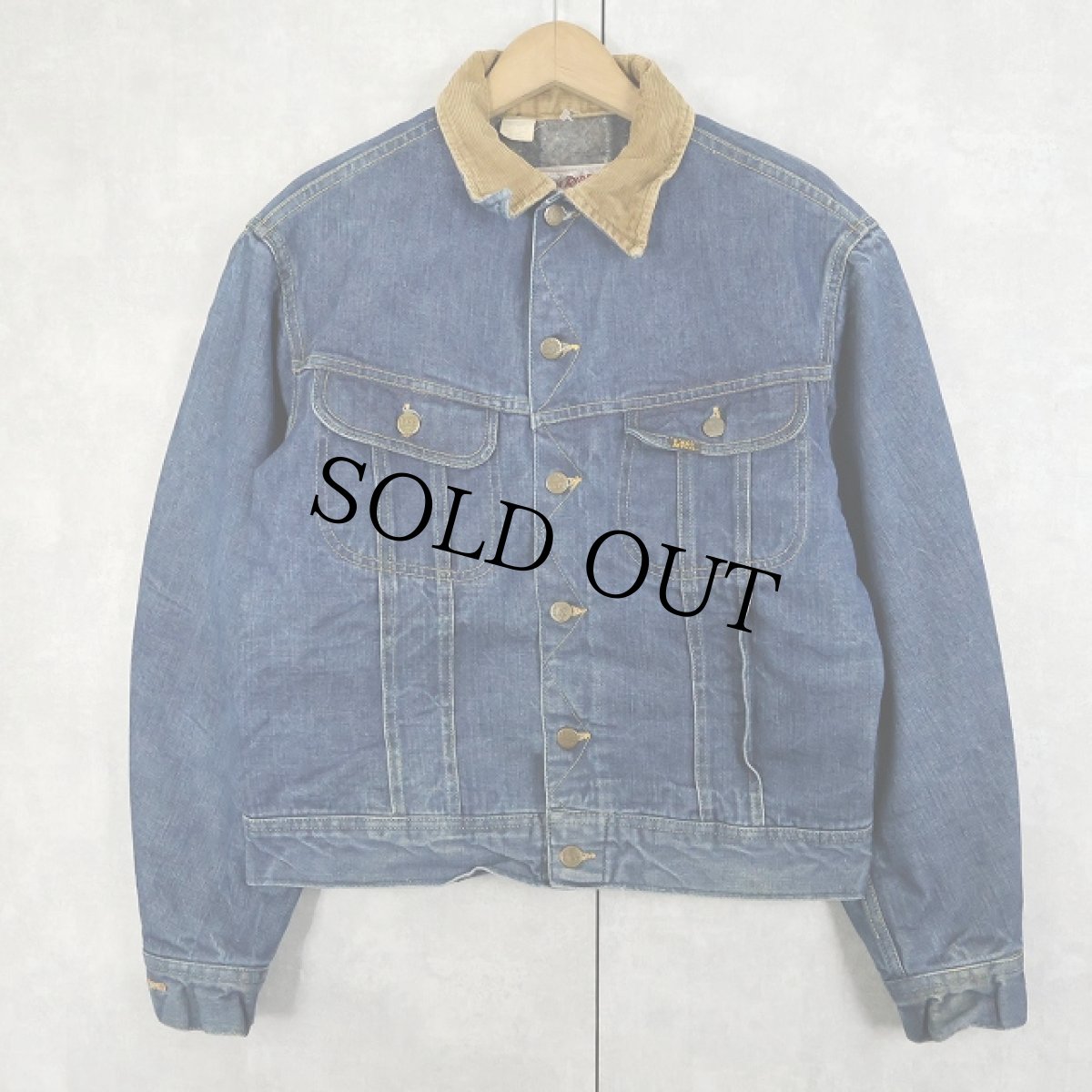 画像1: 70's Lee USA製 "STORM RIDER" ブランケットライナー デニムジャケット (1)
