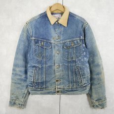 画像1: 70's Lee USA製 "STORM RIDER" ブランケットライナー デニムジャケット SIZE40L (1)