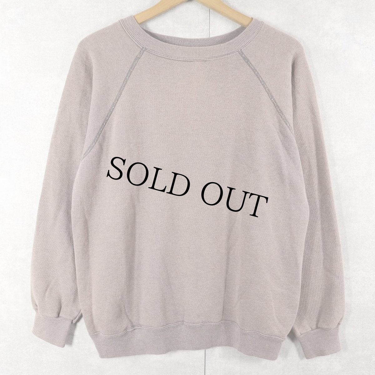 画像1: 〜80's 無地 フェード ラグランスウェット  (1)