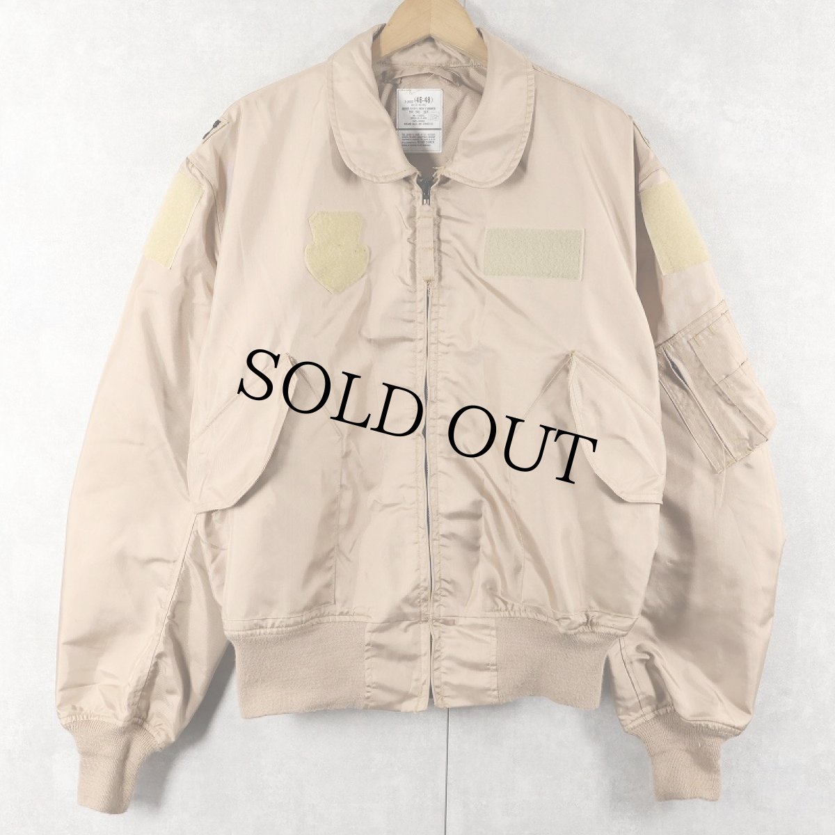 画像1: 2000's U.S.AIR FORCE CWU-36/P "TAN" フライトジャケット X-LARGE (1)