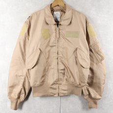 画像1: 2000's U.S.AIR FORCE CWU-36/P "TAN" フライトジャケット X-LARGE (1)