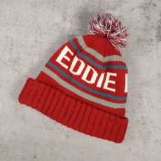 画像1: Eddie Bauer ポンポン付き アクリルニットキャップ ONESIZE (1)