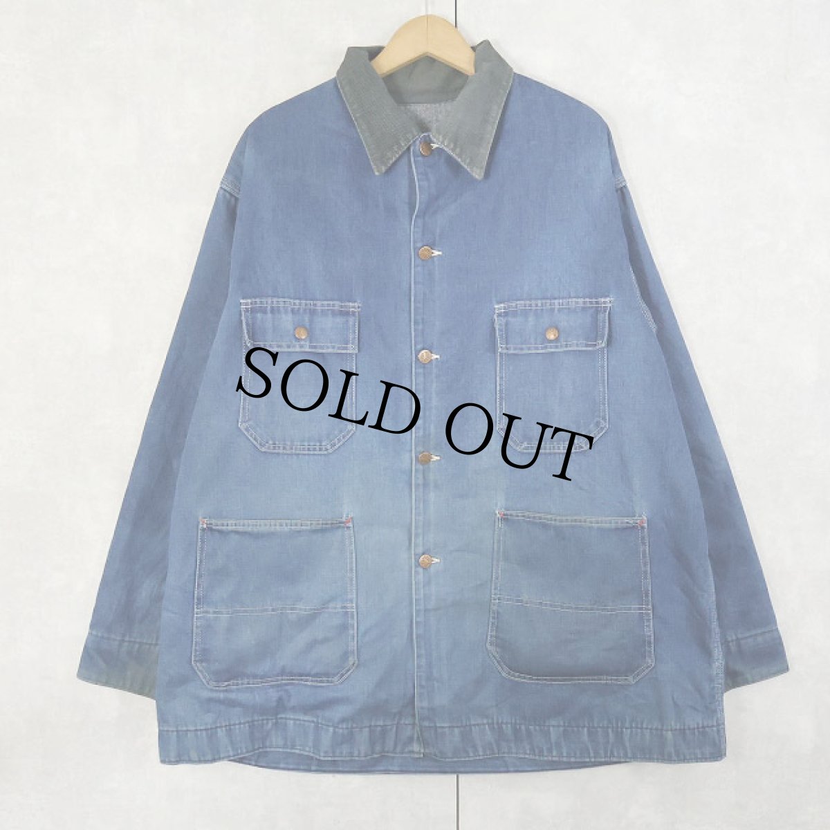 画像3: 80's BIG MAC USA製 ブランケットライナー デニムカバーオール (3)