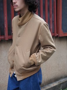 画像3: John Michael ITALY製 "A-1 TYPE" リバーシブル ウール×コットンポリジャケット SIZE48 (3)