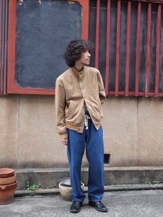 画像1: John Michael ITALY製 "A-1 TYPE" リバーシブル ウール×コットンポリジャケット SIZE48 (1)