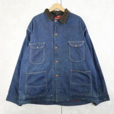 画像1: 70's JCPenney BIGMAC キルティングライナー デニムカバーオール (1)