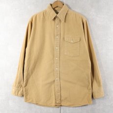 画像1: 80〜90's L.L.Bean シャモアクロスシャツ M (1)