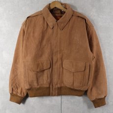 画像1: OUTBROOK "A-2 TYPE" レザーフライトジャケット S (1)