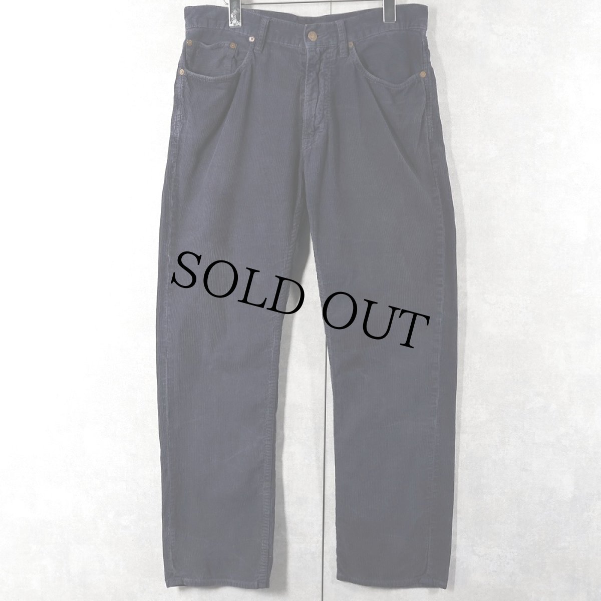 画像1: POLO Ralph Lauren コーデュロイパンツ NAVY W34 (1)