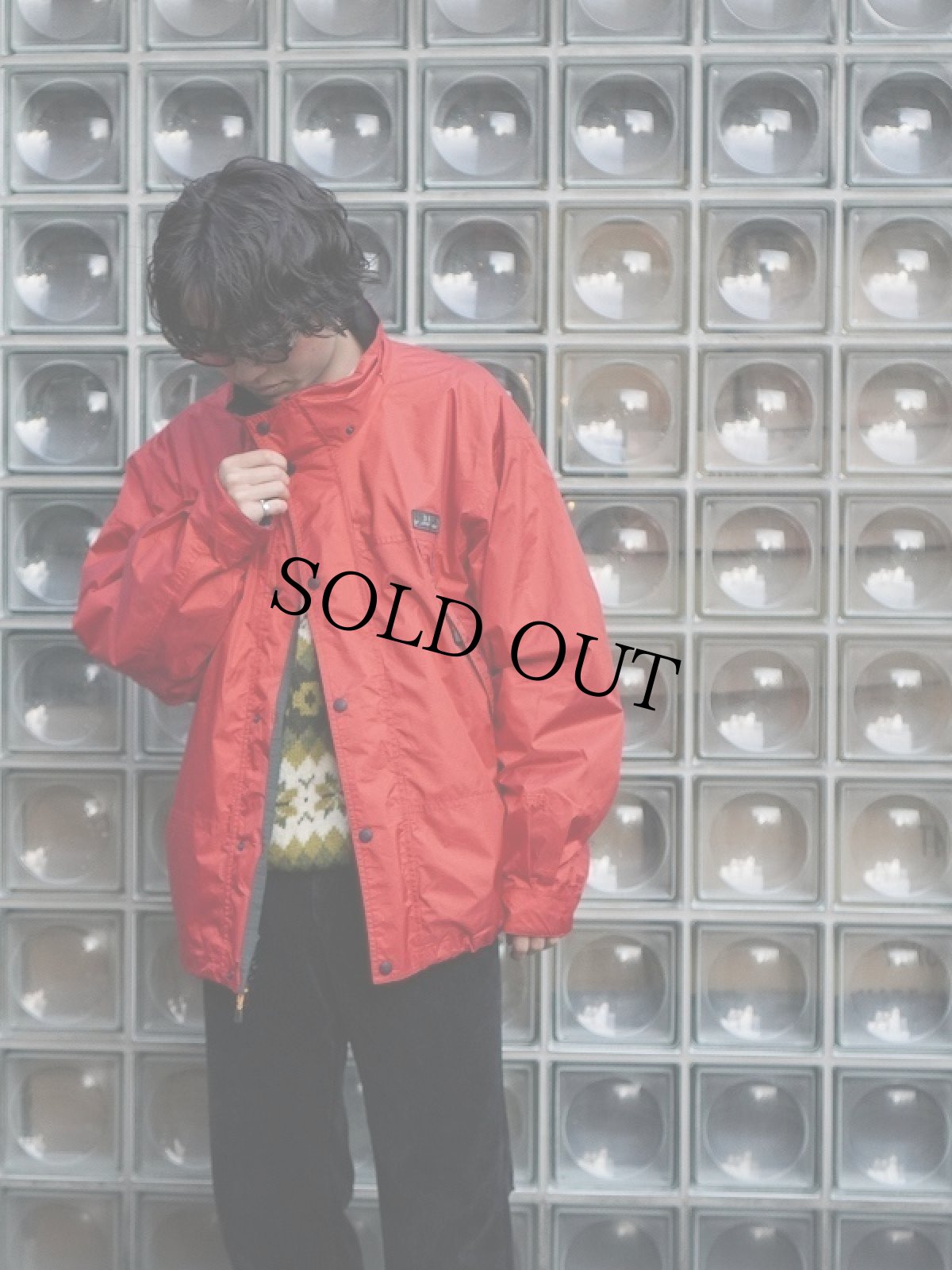 画像1: 90's Eddie Bauer EBTEK "GORE-TEX" ロゴパッチ付き 裏フリース マウンテンパーカー L (1)