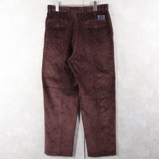 画像2: WORLD CREW EQUIPMENT 太畝 2タック コーデュロイパンツ W32 (2)