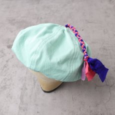 画像1: little original "over dye chino beret silk tassel" Remake beret (1)
