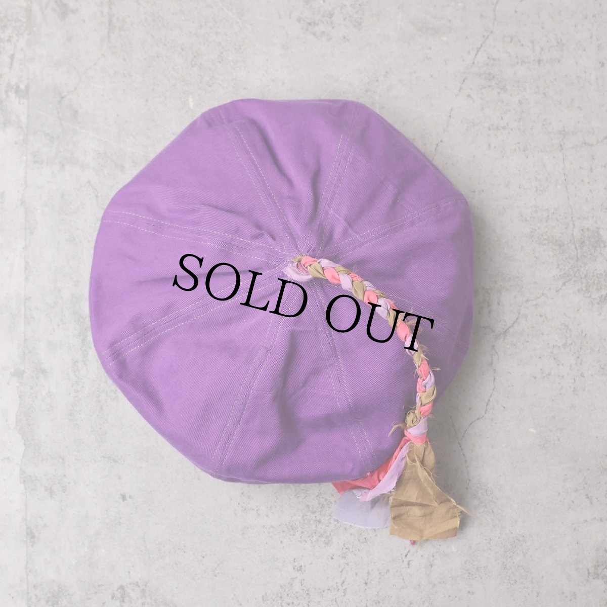 画像2: little original "over dye chino beret silk tassel" Remake beret (2)