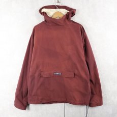 画像1: 2000's DECATHLON コットン×ポリエステル 斜めジップ アノラックパーカー L (1)