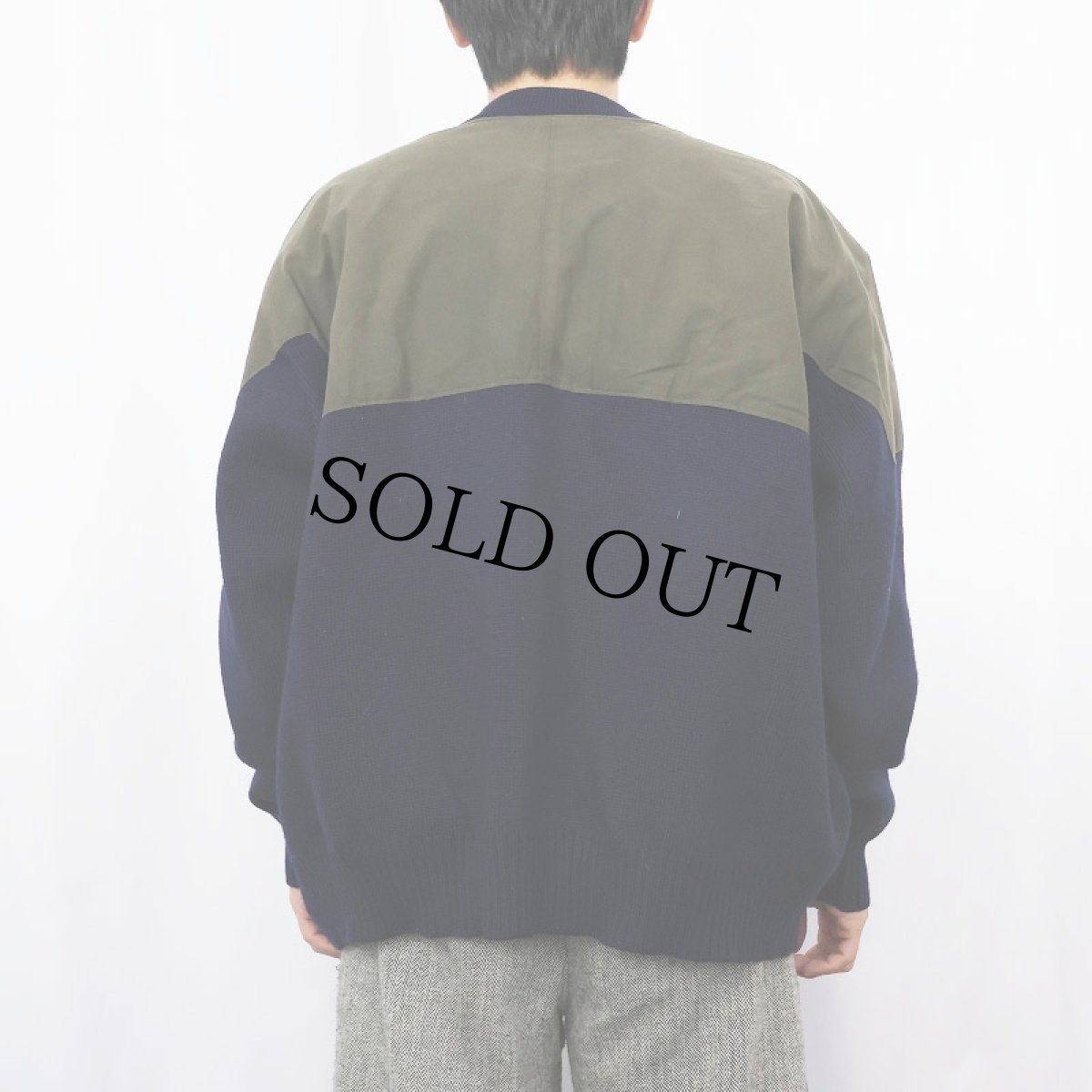 画像3: 90's FILSON USA製 GUIDE SWEATER NAVY XXL (3)