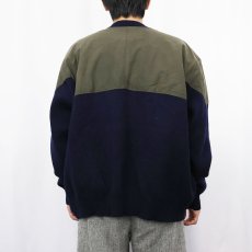 画像3: 90's FILSON USA製 GUIDE SWEATER NAVY XXL (3)