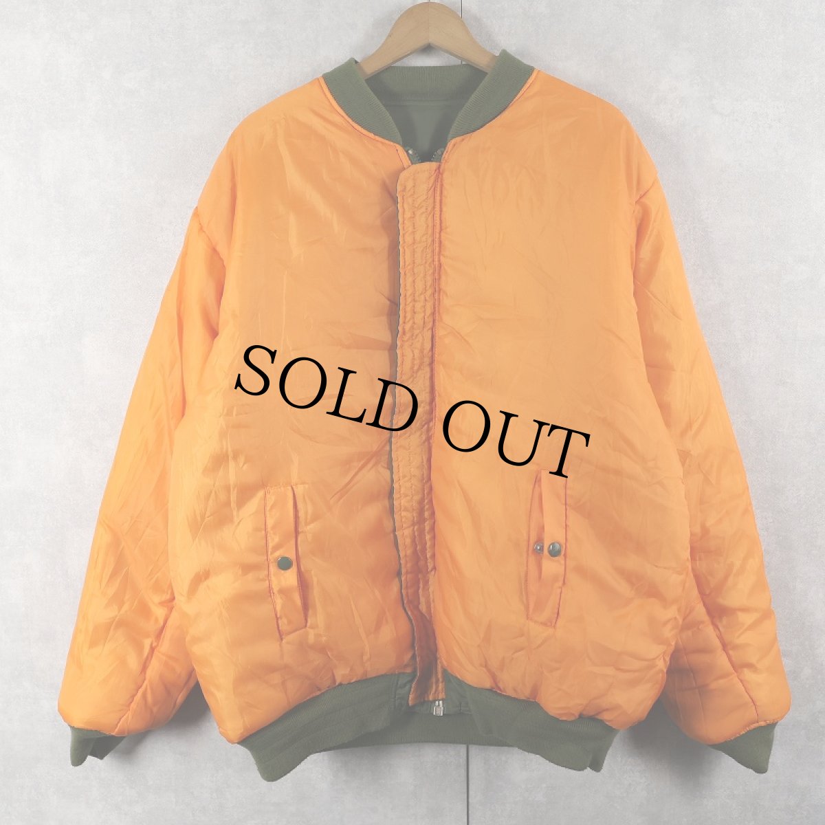 画像2: 民間品 MA-1 TYPE フライトジャケット  (2)