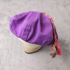 画像1: little original "over dye chino beret silk tassel" Remake beret (1)