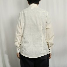 画像3: 70's KENNINGTON ステッチデザイン リネンシャツ (3)