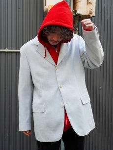 画像1: 90's Yves Saint-Laurent FRANCE製 ウール テーラードジャケット size52 (1)