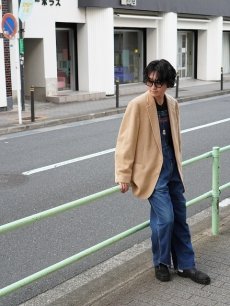 画像1: 80's USA製 カシミアテーラードジャケット (1)