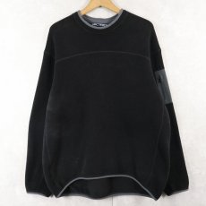 画像1: 90's ARC'TERYX CANADA製 コバートフリースプルオーバー BLACK XL (1)