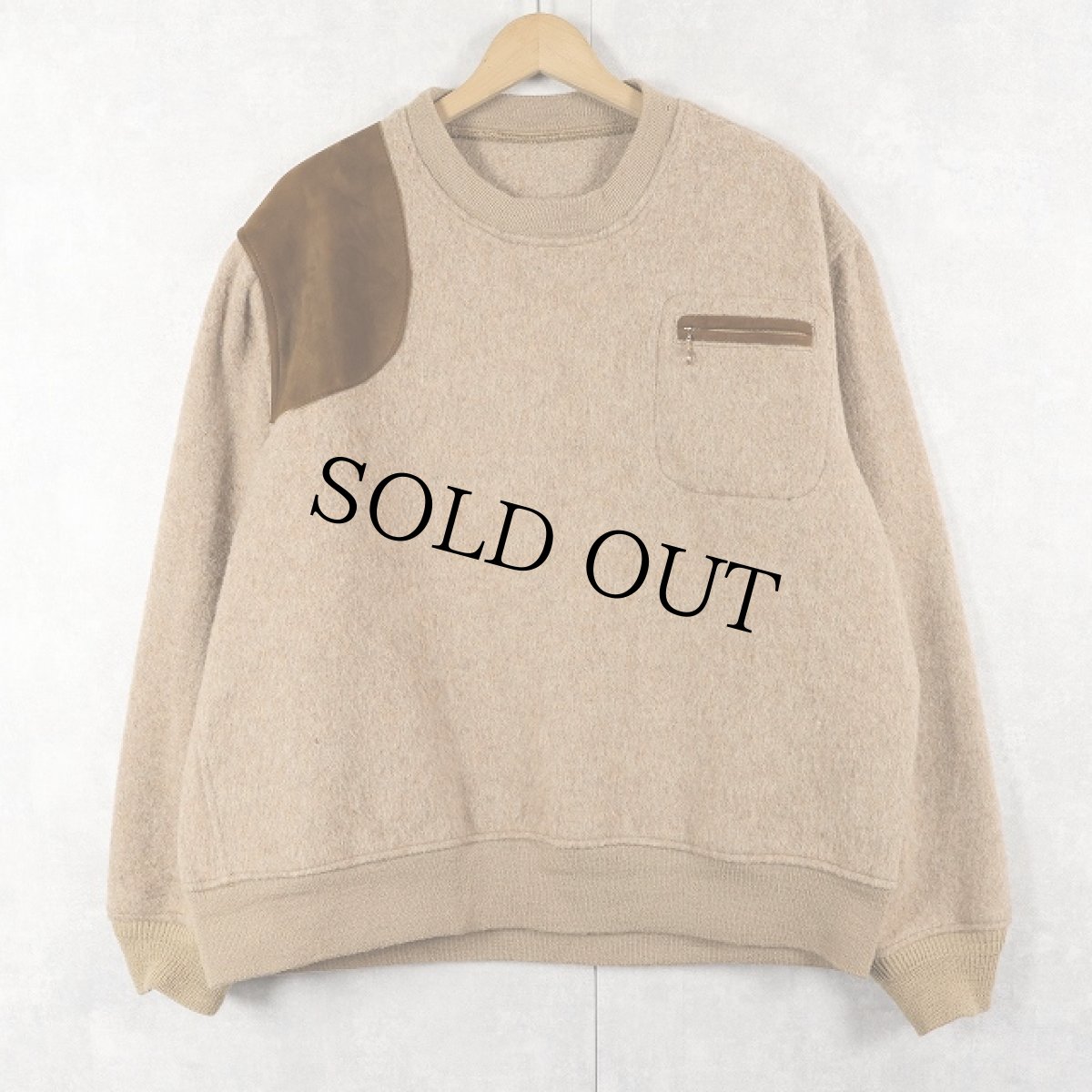 画像1: 50's〜 GOKEYS メルトンウール ハンティングスウェット (1)