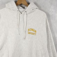 画像1: JANSPORT REVERSE WEAVE TYPE "ROWAN UNIVERSITY" プリントスウェットフーディー L  (1)