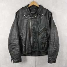 画像1: 70's Harley Davidson ダブルライダースジャケット SIZE52REG (1)