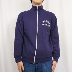画像3: Champion USA製 "MADERA GIRLS TRACK" コットン×アクリルジップジャケット NAVY M (3)