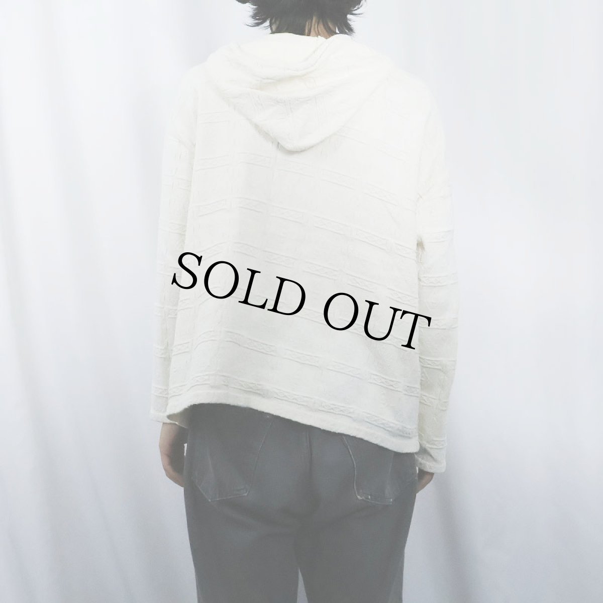 画像5: LA COTONNIERE 柄織 コットンジップパーカー size3 (5)