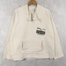 画像2: CORONA BEACH CLUB MEXICO製 ビールメーカープリント メキシカンパーカー XL (2)