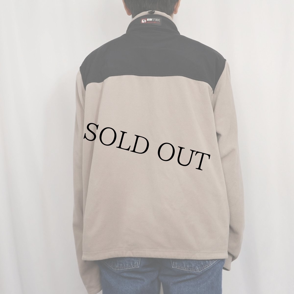 画像3: 90's Eddie Bauer EBTEK CANADA製 "POLARTEC" ナイロン切り替え フリースジップジャケット XL (3)