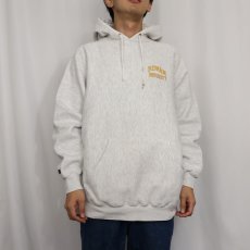 画像3: JANSPORT REVERSE WEAVE TYPE "ROWAN UNIVERSITY" プリントスウェットフーディー L  (3)