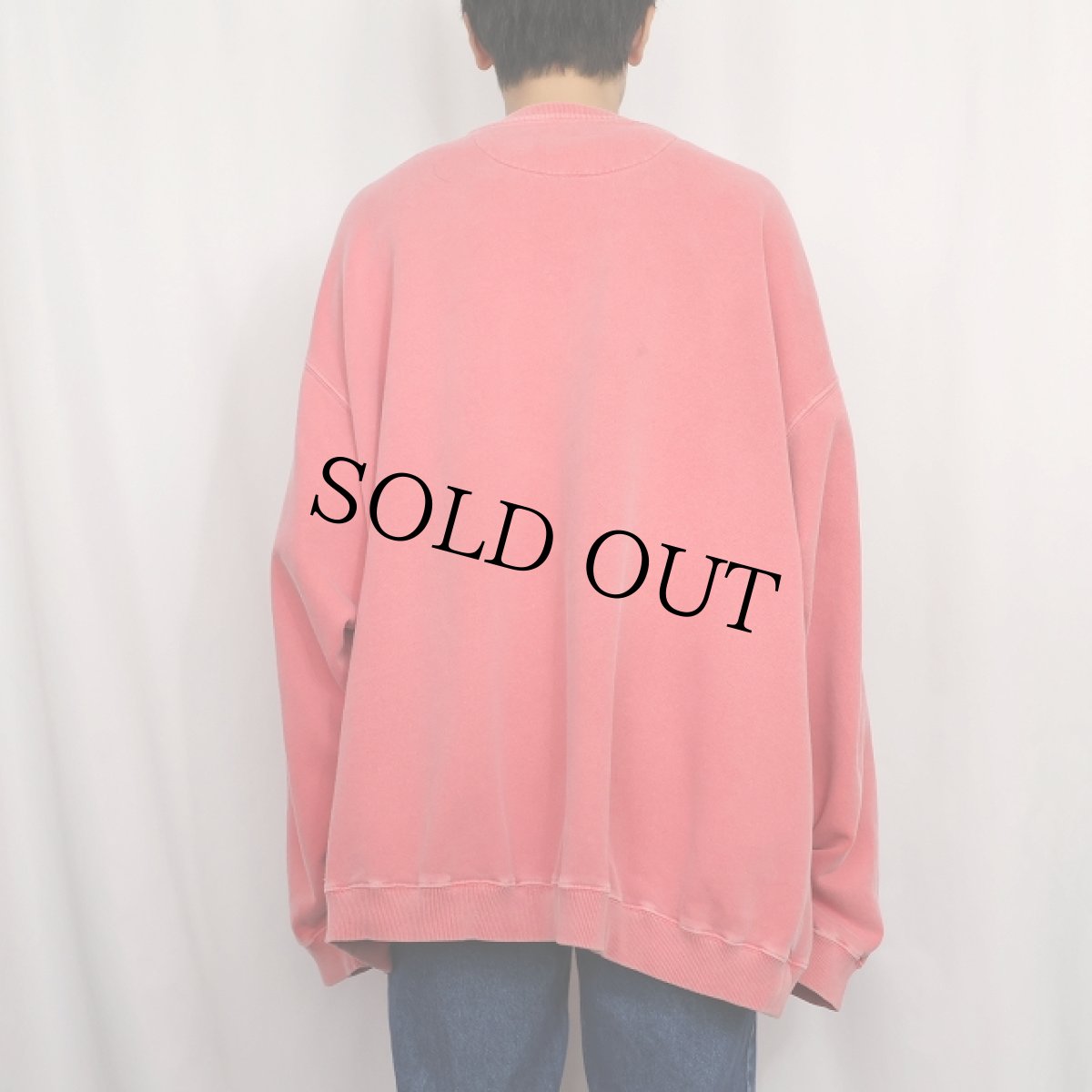 画像3: 90's Eddie Bauer EBTEK "Calvin Klein" パロディプリントスウェット XXL (3)