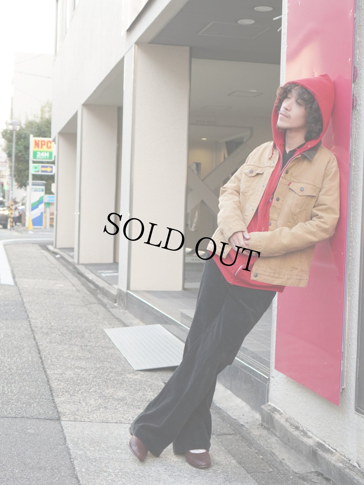 画像2: Levi's 72890 チェック柄ライナー コットンキャンバスジャケット M (2)