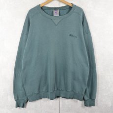 画像1: 90's RUSSELL ATHLETIC USA製 "HIGH COTTON" ロゴ刺繍 前V スウェット L (1)