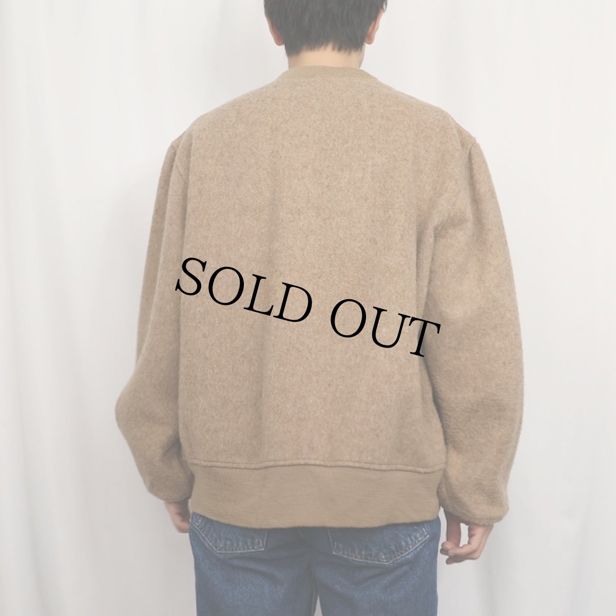 画像3: 50's〜 GOKEYS メルトンウール ハンティングスウェット (3)