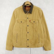 画像3: Levi's 72890 チェック柄ライナー コットンキャンバスジャケット M (3)