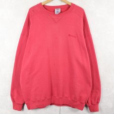 画像1: 90's RUSSELL ATHLETIC USA製 "HIGH COTTON" ロゴ刺繍 前V スウェット XL (1)