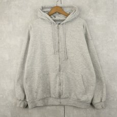 画像1: 90's〜 PLUMA 裏サーマル スウェットジップパーカー XL (1)