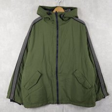 画像1: 90's〜 GAP フリースライナー ナイロンジップパーカー M (1)
