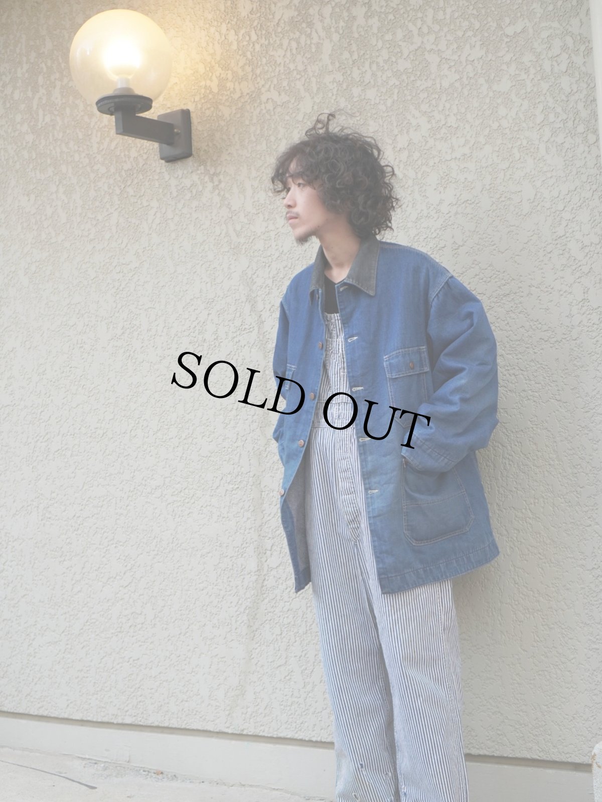 画像2: 80's BIG MAC USA製 ブランケットライナー デニムカバーオール (2)