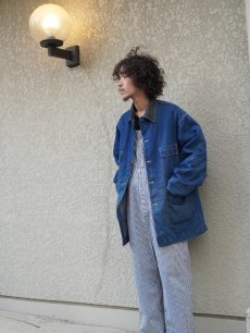 画像2: 80's BIG MAC USA製 ブランケットライナー デニムカバーオール (2)