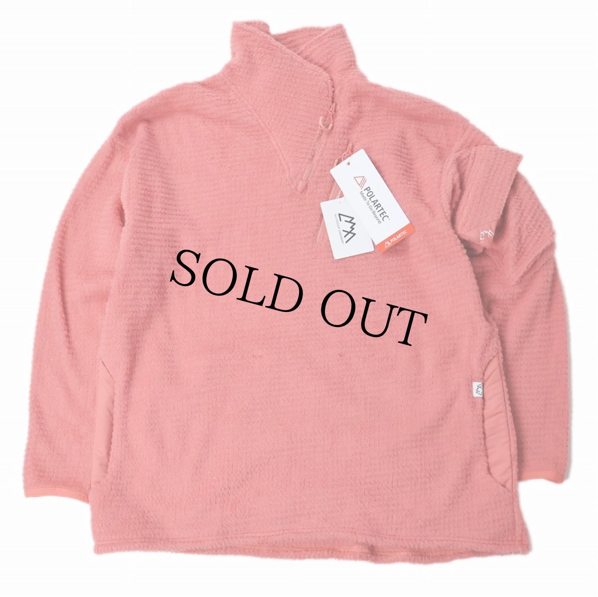 画像1: COMFY OUTDOOR GARMENT "ALPHA DIRECT SIMPLE SHIRTS" SALMON PINK 【L】  (1)