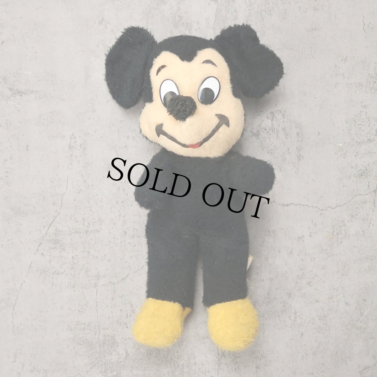 画像1: VINTAGE WALT DISNEY "MICKEY MOUSE" キャラクター ぬいぐるみ (1)