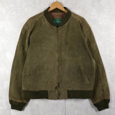 画像1: HILL & ARCHER スエードレザージャケット SIZE46 (1)