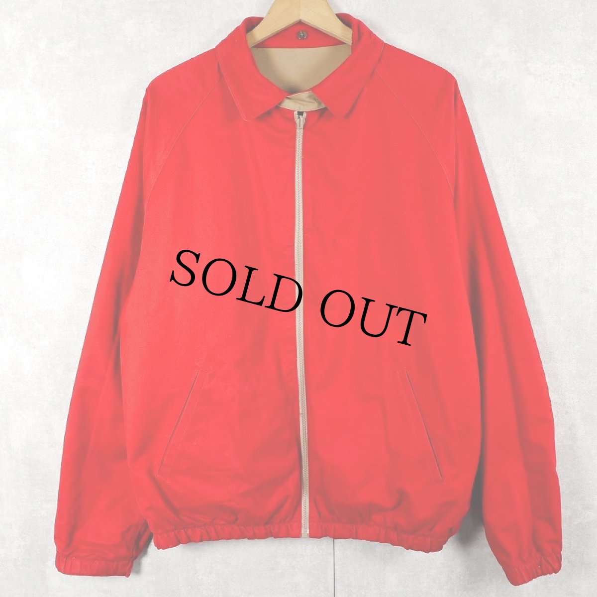 画像2: 80's〜 Competitive Edge Neiman Marcus チンスト付き コットン リバーシブルジップジャケット L (2)