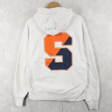 画像1: Champion REVERSE WEAVE "SYRACUSE" バックプリント スウェットフーディー M (1)