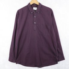 画像1: 50〜60's PILGRIM 3点留め 格子柄 プルオーバーシャツ L-16-16 1/2 (1)